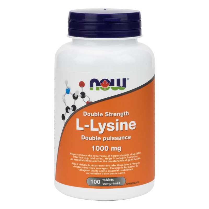 NOW L-Lysine 1000mg 100 tablets